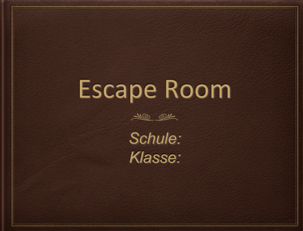 Escape Quiz