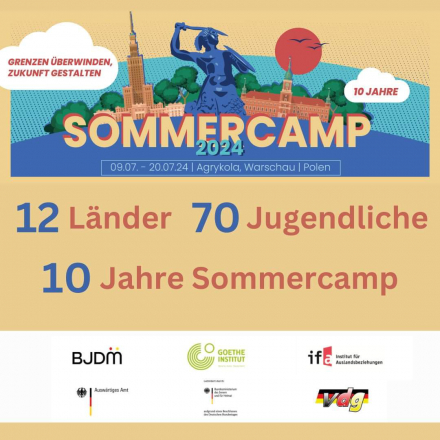Sommercamp 2024 für Jugendliche aus den deutschen Minderheiten in Südost-, Mittelost- und Osteuropa
